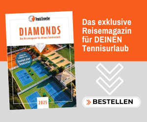 TennisTraveller DIAMONDS - Das Reisemagazin für DEINEN Tennisurlaub